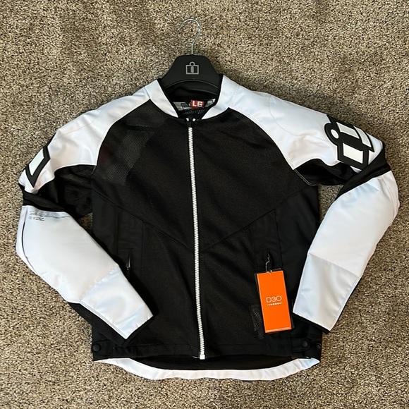 ICON Other - Icon Mesh AF Jacket Black/White US L (armour included!)